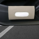 Interior Sun Visor Hanging Accessories PU Leather Car Tissue Box Organizer Case