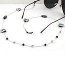 3pcs Sunglasses Eyeglass Holder Delicate Sunglasses Spectacles Beads Metal