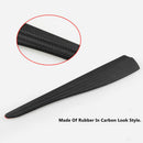 Car Auto Rear Bumper Sill Protector Plate Rubber Cover Guard Pad Moulding Trim