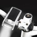 4 LED USB Rechargeable Solar Bicycle Bike Mountain Light Headlight Speake NEW