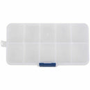 5X(10 Slots Adjustable Plastic Fishing Lure Hook Tackle Box Storage Case O U8Y9)