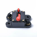 Car Marine Audio 120AMP Reset Circuit Breaker Fuse Holder w/ 0-Gauge Ring