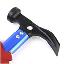 Multifunction Aluminum Alloys Camping Mallet Hammer, blue G7W7