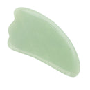 Green Jade Gua Sha Scraping Massage Tool - Hand Made Jade Guasha Board for Home,