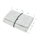 Voground Laptop Sleeve Compatible 13 Inch Macbook Air,Wool Felt Material Br Y8S8