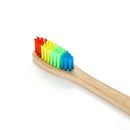 Vaclav 2Pc Bamboo Toothbrush Rainbow Bamboo Tooth Brush Fibre Toothbrush Co A7B8