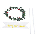 Merry Christmas Cake Topper Cupcake Insert Card Party Birthday Cake DecoB Hn