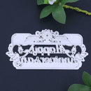 Happy Anniversary Frame Cutting Dies Stencils Scrapbook Embossing Craft