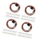 4xLED Light String w/ Clear Photo Clips for Indoor/Outdoor Decoration 100led