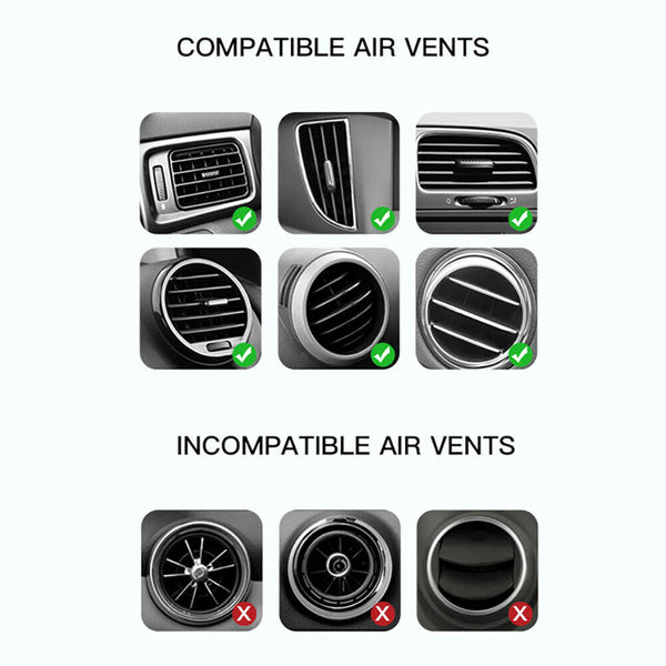 For Huawei B309 10W Car Qi Wireless Charger Air Outlet Phone Holder Bracket