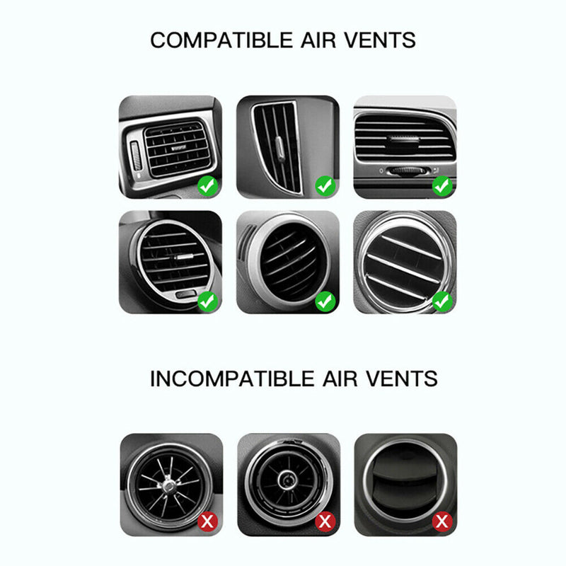 For Huawei B309 10W Car Qi Wireless Charger Air Outlet Phone Holder Bracket