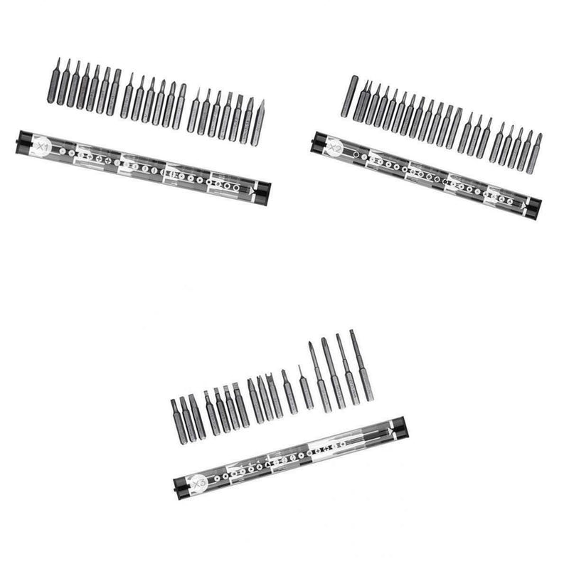 3pcs Wowstick X1 X2 X3 Multifunction 1/8inch S2 Steel Screwdriver Screw Bits