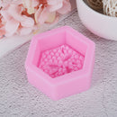 bee honeycomb silicone soap molds fondant chocolate cake mold diy baking tool FT