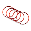 For 2013-18 Mercedes Benz GLA Class Red Aluminum Car Air Vent Outlet Ring Trims