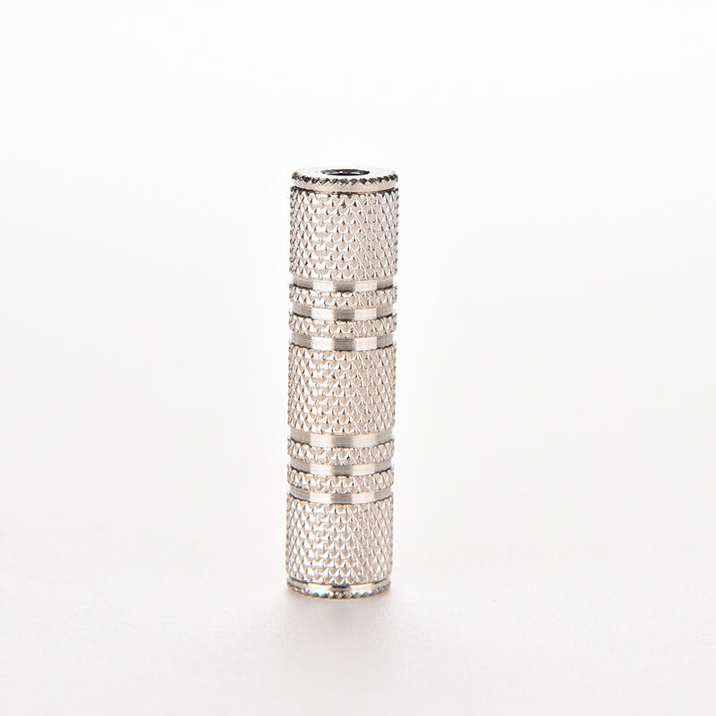 3.5mm Female to 3.5 mm Female Stereo Audio Adapter Headphone Jack Connectors .ES