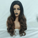 Long Wavy Wig Women Long Curly Hair Rose Net High Density Heat Resistant Sy