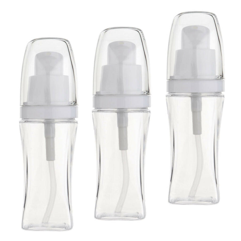 3pcs 40ml /1.35oz Pump Bottle Easy to Carry Lotion Bottles For Travel,Makeup