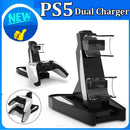 For PS5 DualSense Controller Charger Dual USB Charging Dock Station Stand