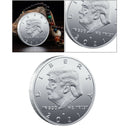 2 Pieces American 45th President Donald Trump Coin US Metal Coin Collection