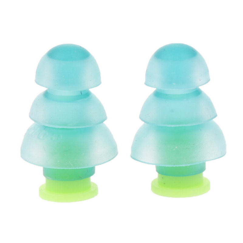 4 Soft Silicone Earplugs Noise Cancelling For Motorcycles Sleeping Study W/ Case