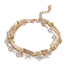 3Pcs/Set Fashion Sequins Anklet For Women Bracelet On The Leg Foot Jewelry