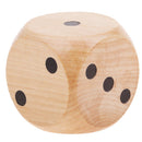 2 inch Wood Six Sided Jumbo Dice, Round Corner Dice for Poker, Mahjong,