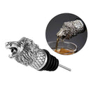 2pcs Animal Head-Wine Pourer Spout,Wine Bottle Stopper for Bar Tools
