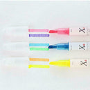 3 Pcs Rainbow Double Write Cute Permanent Highlighter Supply School Markers G6N8