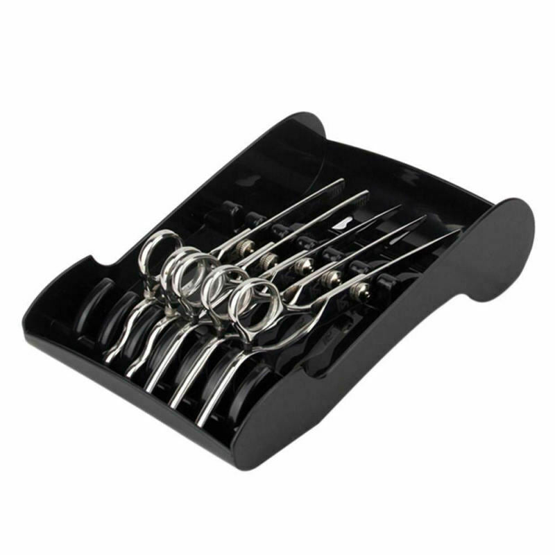 Salon Shears Stand Rack Case Hair Scissor Holder Organizer Storage Tray