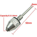 0.3~3.4mm Chuck Adapter Drill Bit Converter 3mm Connecting Shaft Universal New