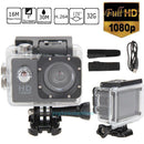 2" LCD HD 1080P 12MP Waterproof Sports Action Camera Outdoor Video DV Camcorder