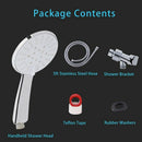 Shower Head,Handheld Shower Head, High Pressure Rainfall Shower Head Leak P