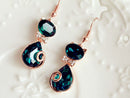 New Fashion Jewelry Womens Cute Cat Elegant Crystal Rhinestone Ear Stud Earrings