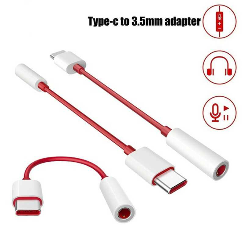 For Oneplus 6T 7Pro Usb Type C To 3.5mm Earphone Jack Adapter Aux Audio For 6 JR