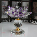 Lotus Tealight Holder Base Candle Holder Candlestick Fengshui Decor Purple