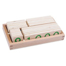 Children Wooden Montessori Number Digital 1-9000 Cards Toys For Students Le