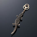 Creative Rhinestone Crocodile Keychain Car Bag Keyring Holder Pendant Gift