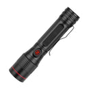 IP44 Waterproof Mini 600lm P8LED Flashlights 3 Modes Smart Glare Flashlight