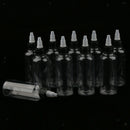Set of 80 Empty Dispensing Bottles Tubes with  Cap for Hair Dye Oil