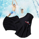 Swimming Frog Gloves Webbed Finger Hand Paddle Palm Flippers Fins Pair Training