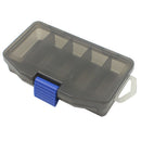 5 Compartment Fishing Tackle Box Bait Lure Hooks Box Bait Storage Case FishiD3I9