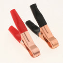 10X Red&Black Car Battery Test Lead Clips Crocodile Alligator Clamps -50A