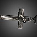 Cool Cross Pendant Necklace Boy Girl Jewelry Unisex Gun Black
