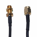 5M Black RP-SMA Male to Female Wifi Antenna Connector Extension Cable