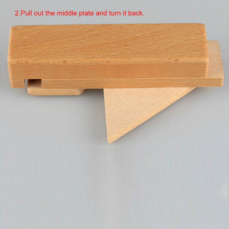 Wood Magic Mysterious Intelligence Brain Teaser Secret Opening Puzzle Box Deluxe