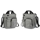 Multi-Function Shoulder Messenger Bag With Headphone Jack Waterproof Nylon