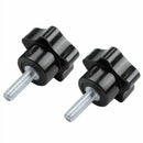 6pcs M6 x 20mm Screw thread male plastic star head fastening Knob Grip H2H7