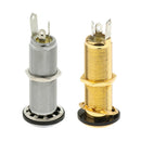 Electric Guitar Bass Pickup Plug Socket Short Terminal Guitar Parts Chrome