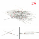 200Pcs Glass Fuse Tube Axial With Lead Wire Fast Blows Fuse 3x10mm 250V/2A BS1
