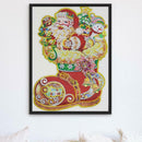 5D DIY Special Shaped Diamond Painting Santa Claus Cross Stitch Mosaic Kit
